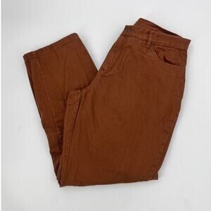 Adventure Ridge Flannel Lined Pants Men’s 40x32 Brown Cotton Winter Workwear